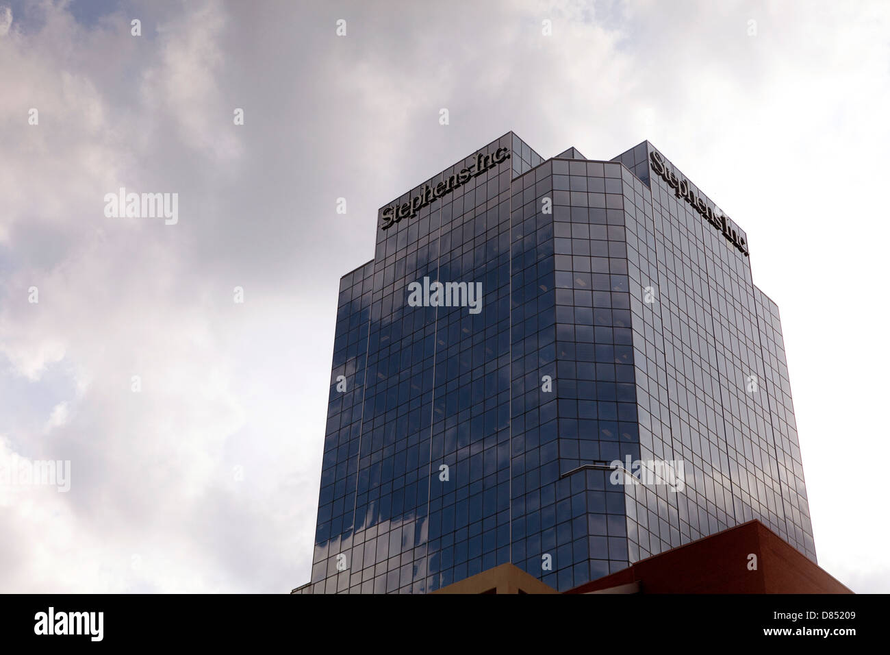 Ein Blick auf das Stephens Inc Gebäude in Little Rock, Arkansas Stockfoto
