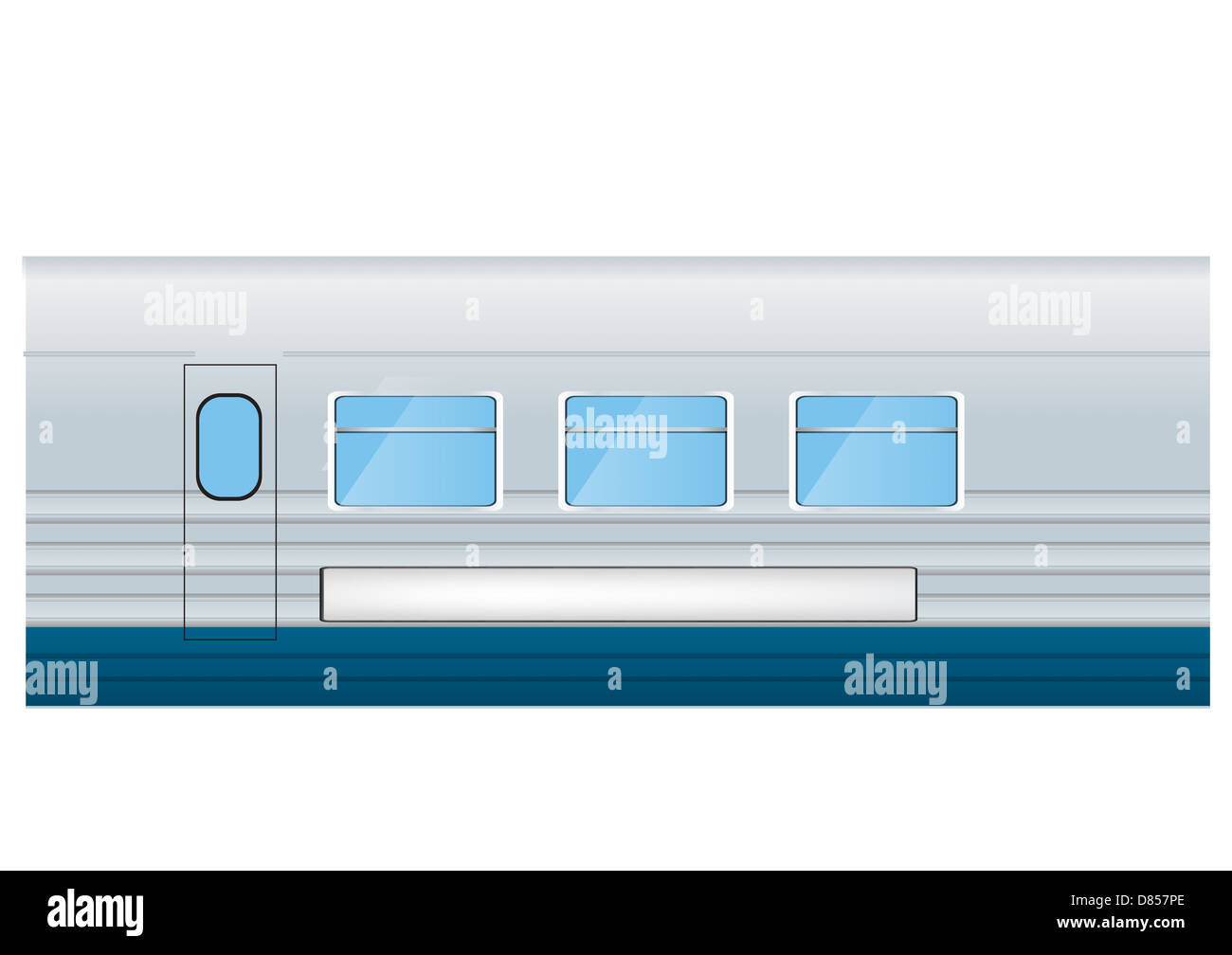 Zug-Vektor-illustration Stockfoto