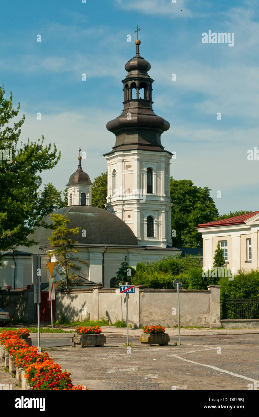 Redemptoristen St. Nikolaus-Kirche, Zamosc, Polen Stockfoto