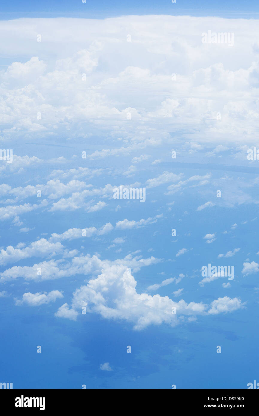 Wolken - Himmel - Himmel Wolke - Sky-line Stockfoto