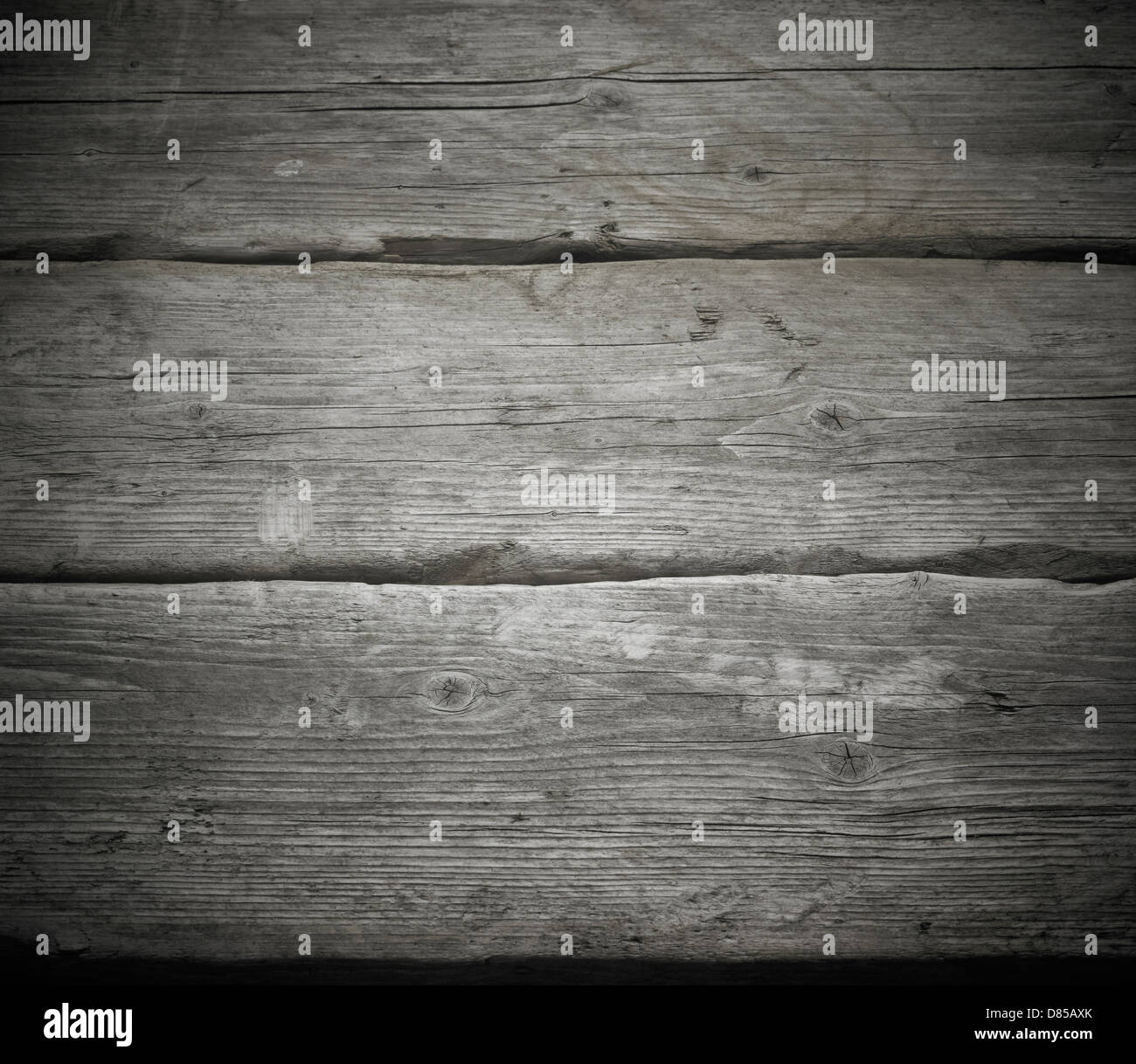 Holzmaserung Plank Hintergründe. Alt, grau, getragen, verwittert, gekörnt, BBQ, Stockfoto