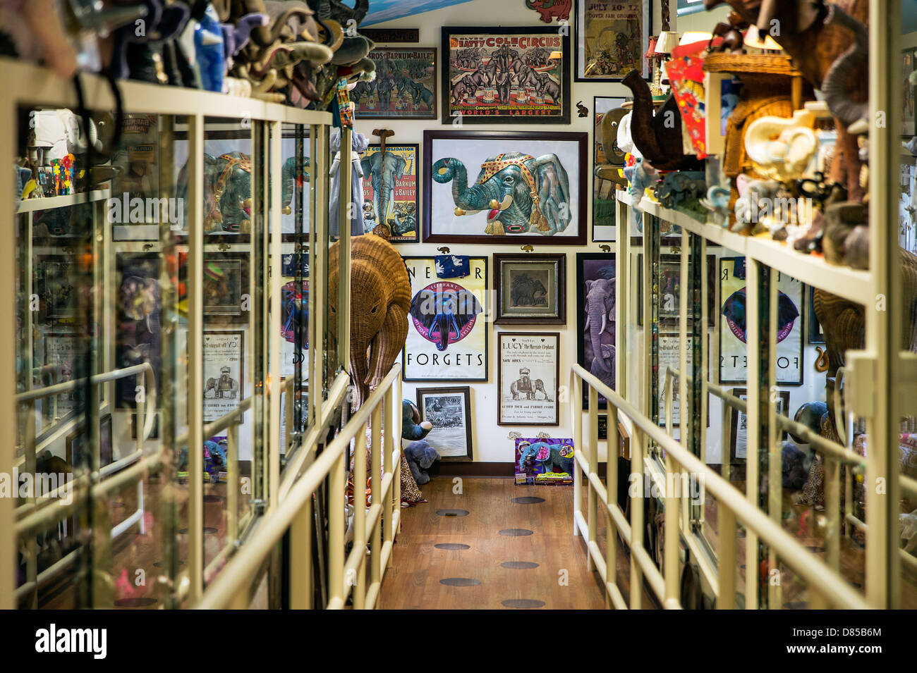 Mister Ed Elephant Museum und Candy Shop, Orrtanna, Pennsylvania, USA Stockfoto
