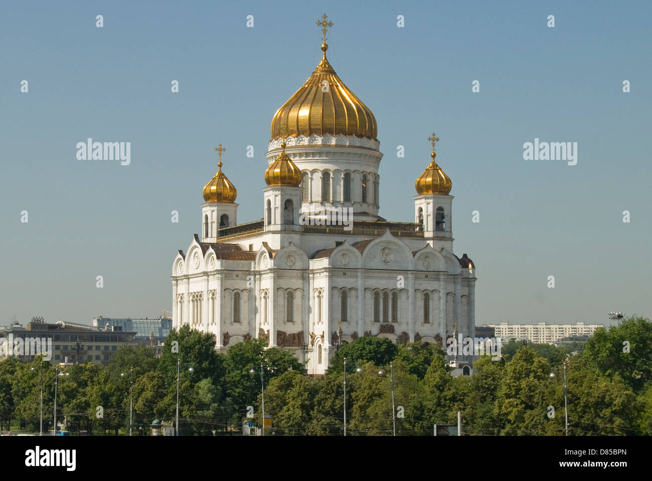 Kirche Christi des Erlösers, Moskau, Russland Stockfoto