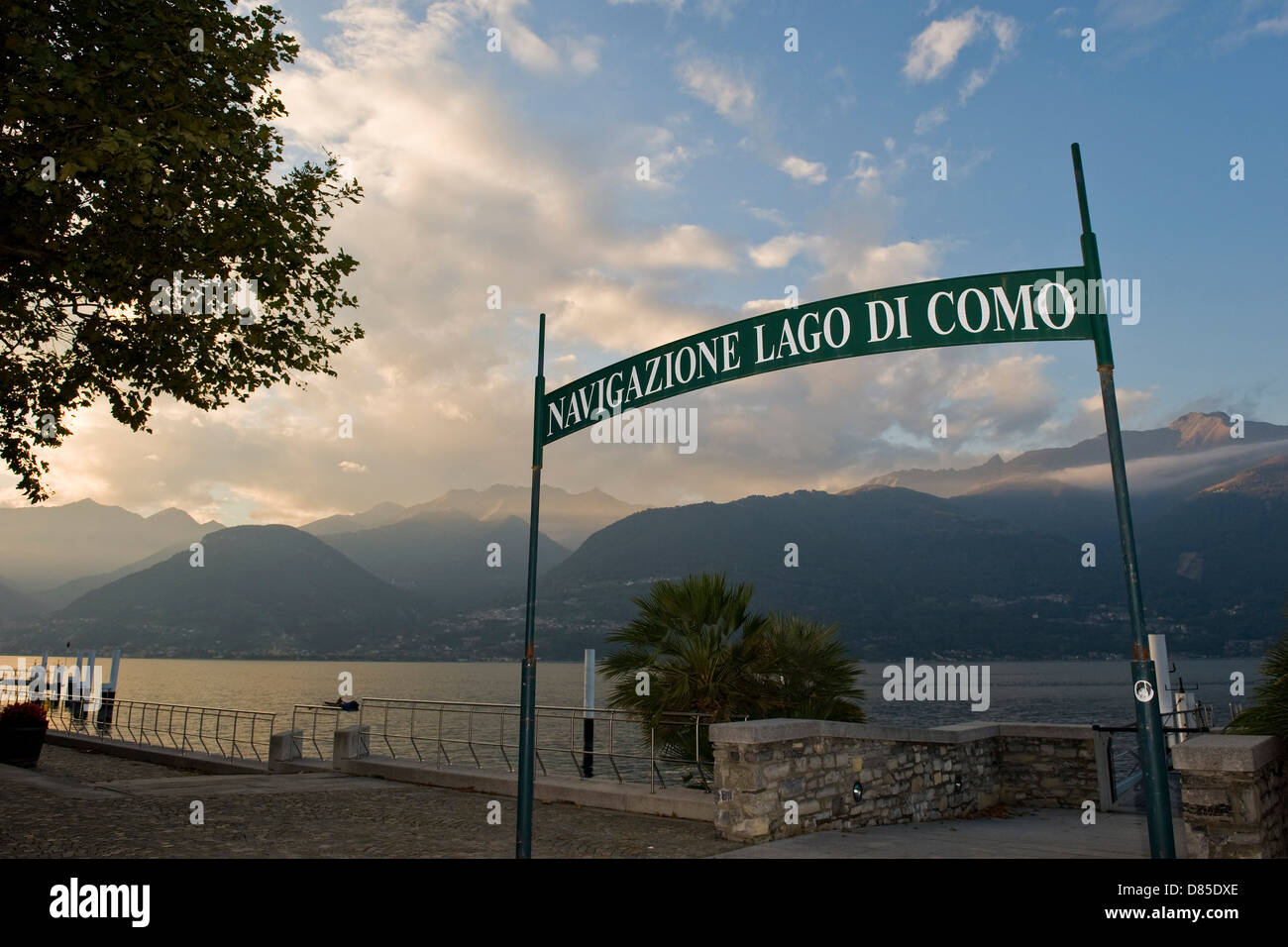 Italien, Lombardei, Colico Stockfoto