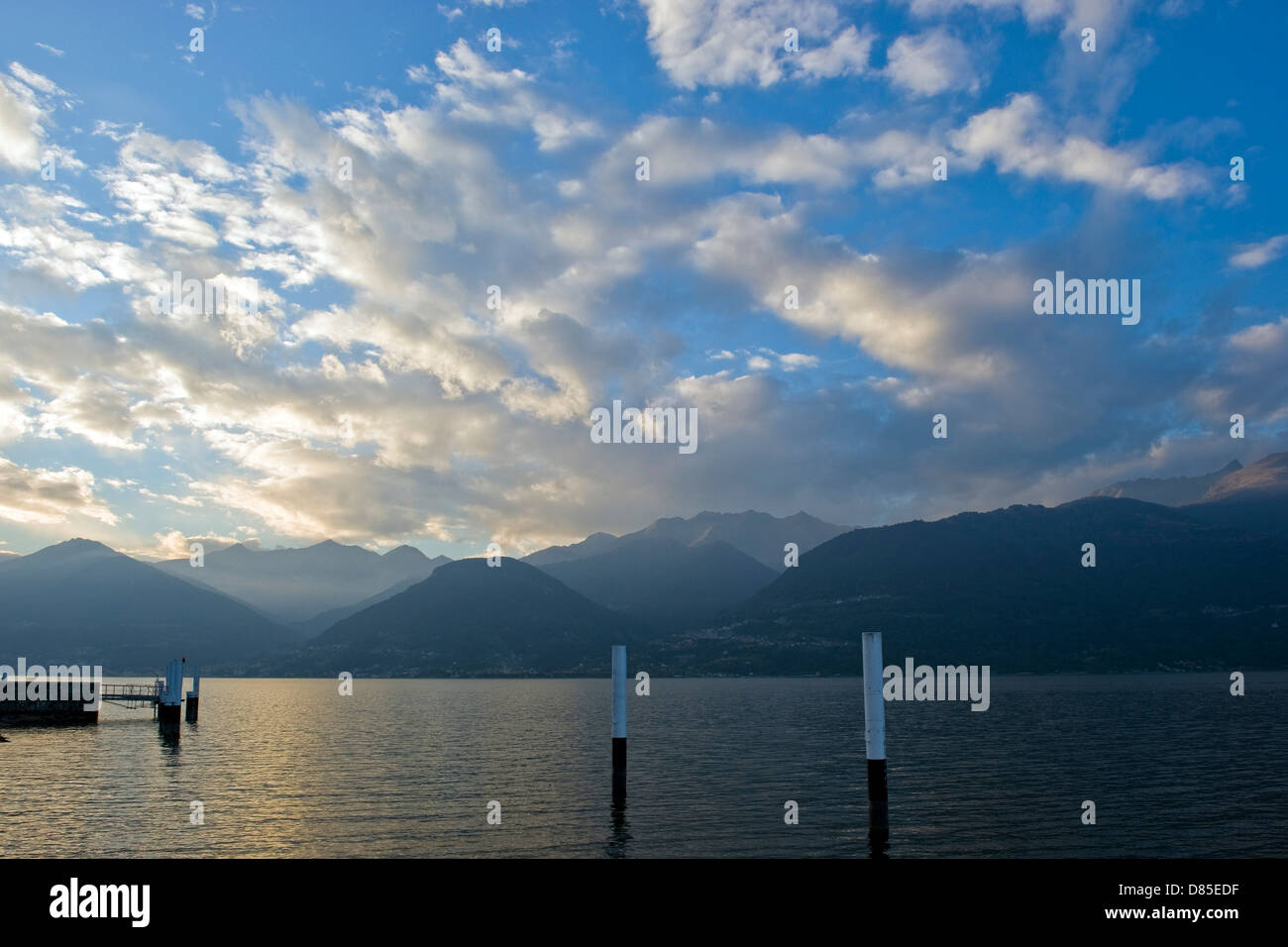 Italien, Lombardei, Colico Stockfoto