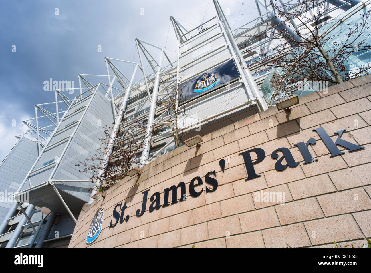 St James Park, Heimat von Newcastle United Stockfoto
