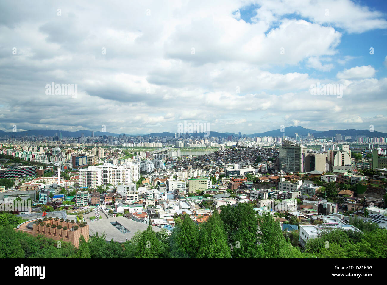 zentrale Stadt Seoul in Südkorea Stockfoto