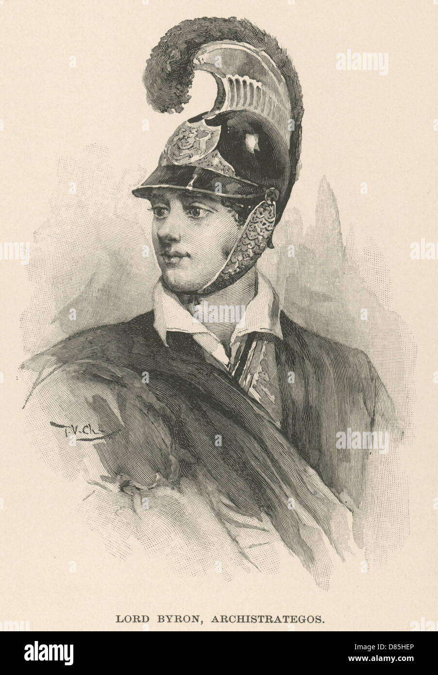 Lord George Gordon Byron, 6. Baron Byron Stockfoto