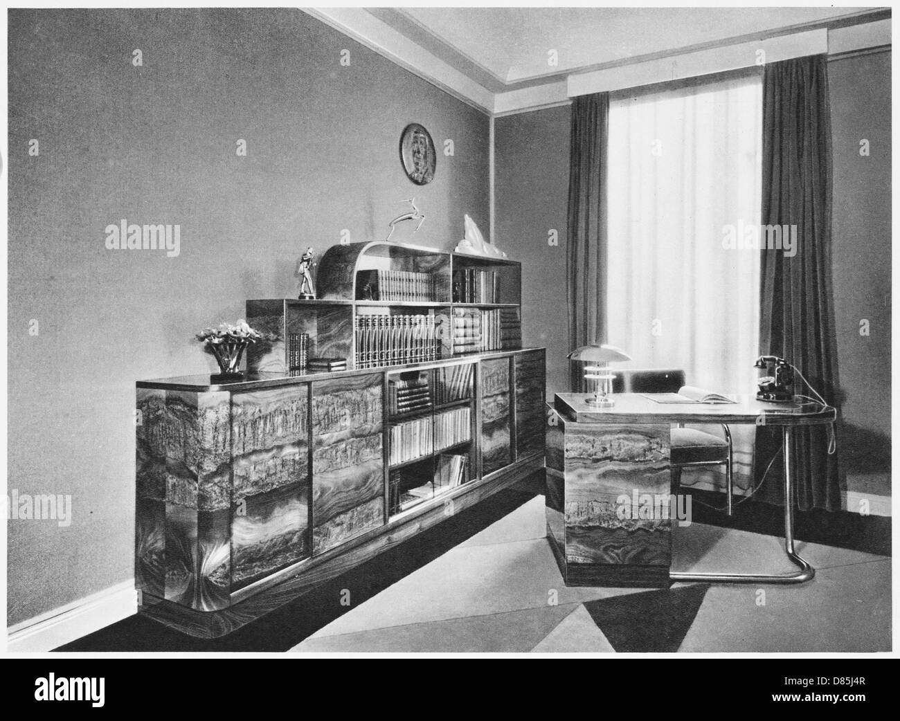 Art-Deco-Studie Stockfoto