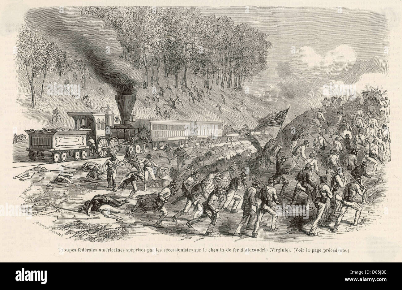 Amerikanischer Bürgerkrieg Stockfoto