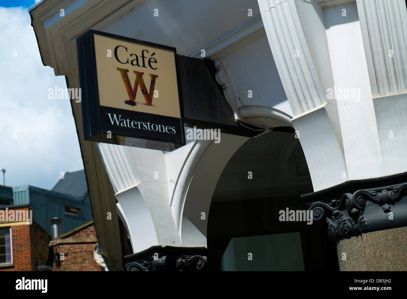 Waterstones Buchladen und Café. Stockfoto