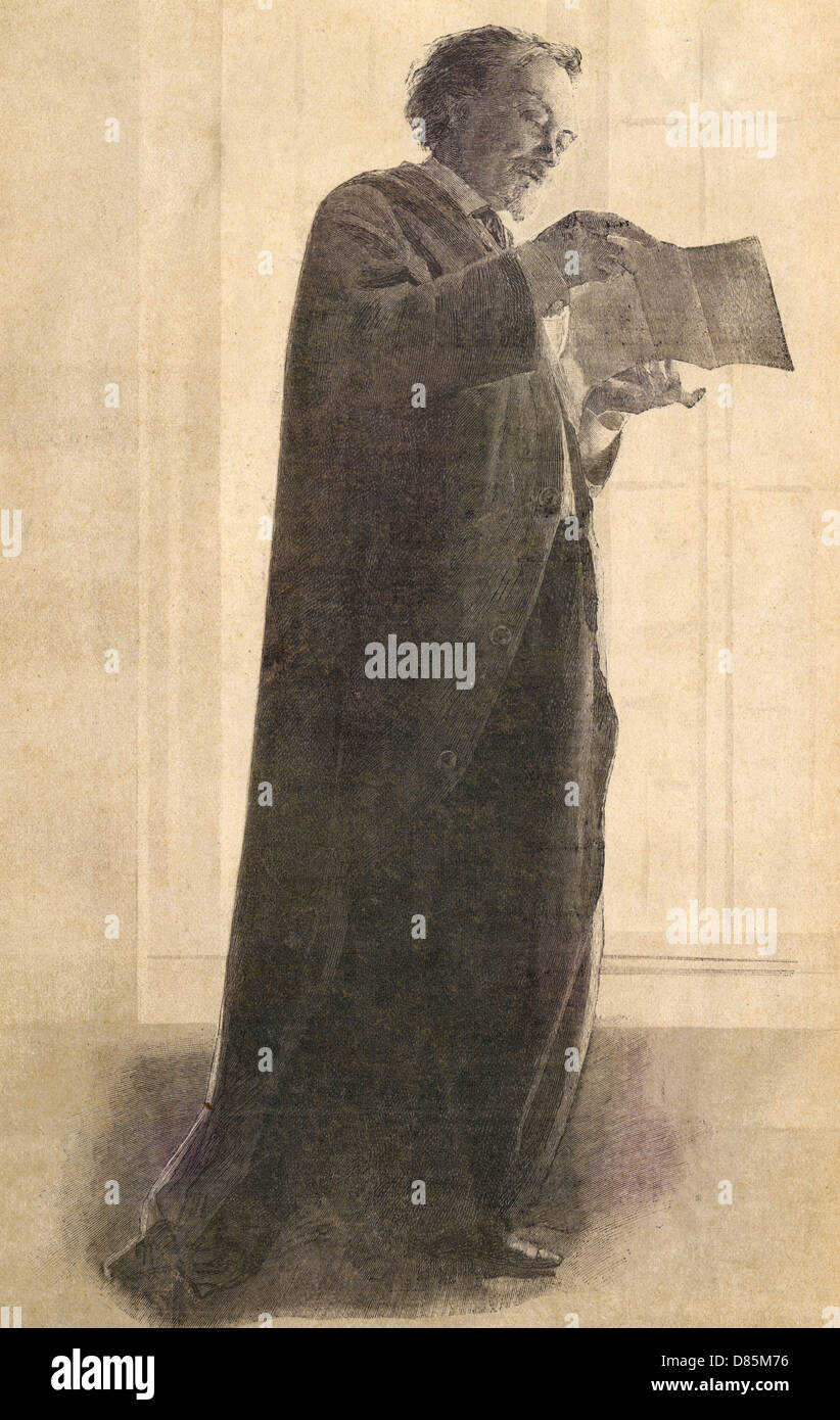 Auguste, comte de Villiers de l'Isle Adam Stockfotografie Alamy