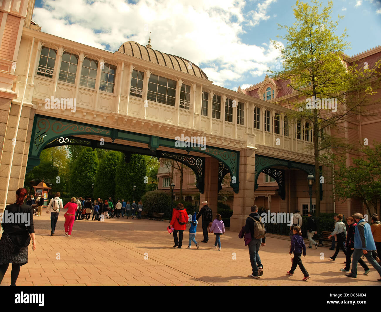 Disneyland Europa, in Paris. Stockfoto