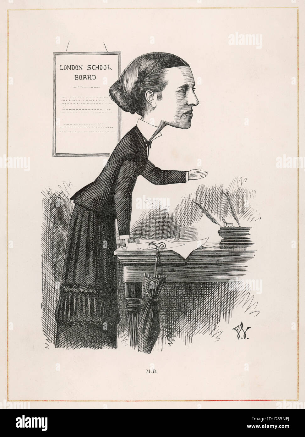 Elizabeth Garrett Anderson Stockfoto