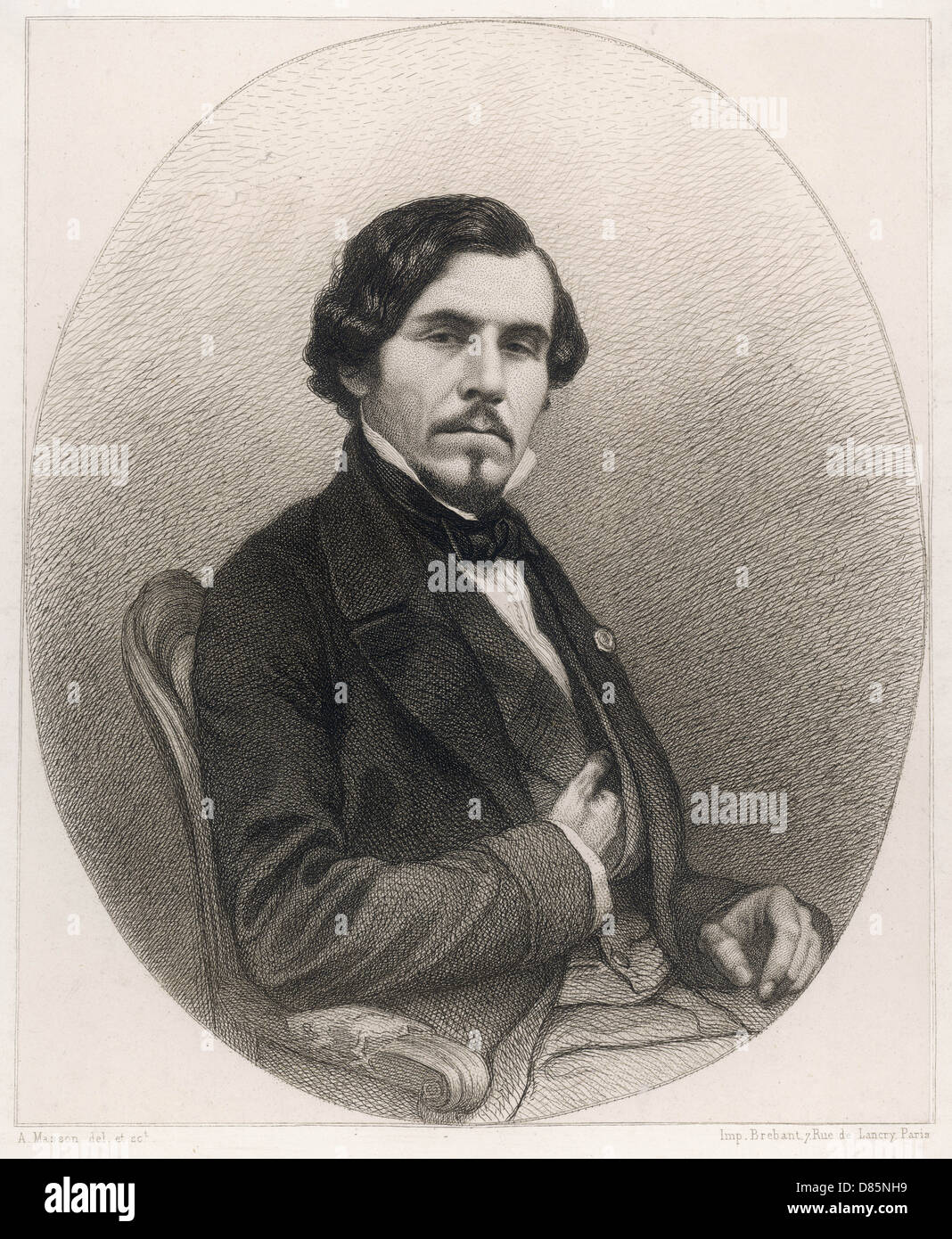 Ferdinand Victor Eugene Delacroix Stockfoto