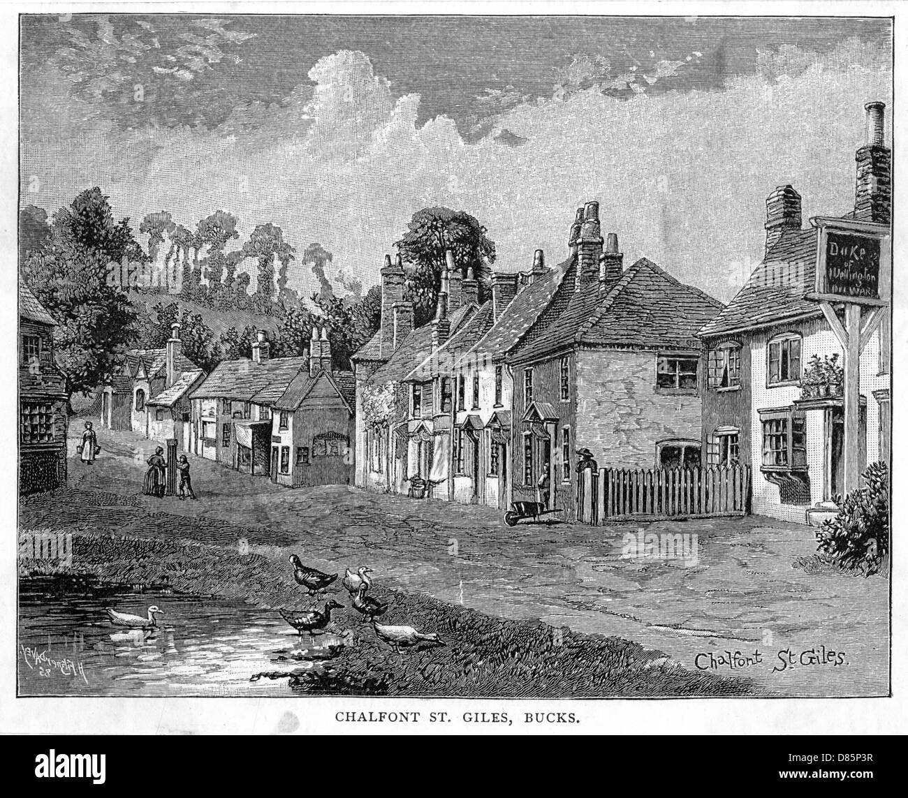 Chalfont St. Giles Stockfoto