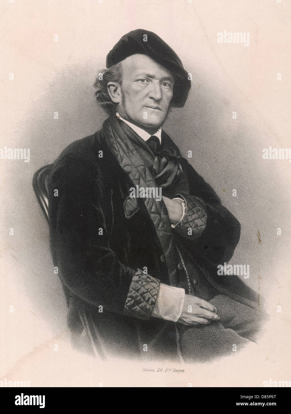 Richard Wagner (1813-1883) Deutscher Musiker Stockfoto Richard Wagner (1813-1883) Deutscher Musiker Stockfoto