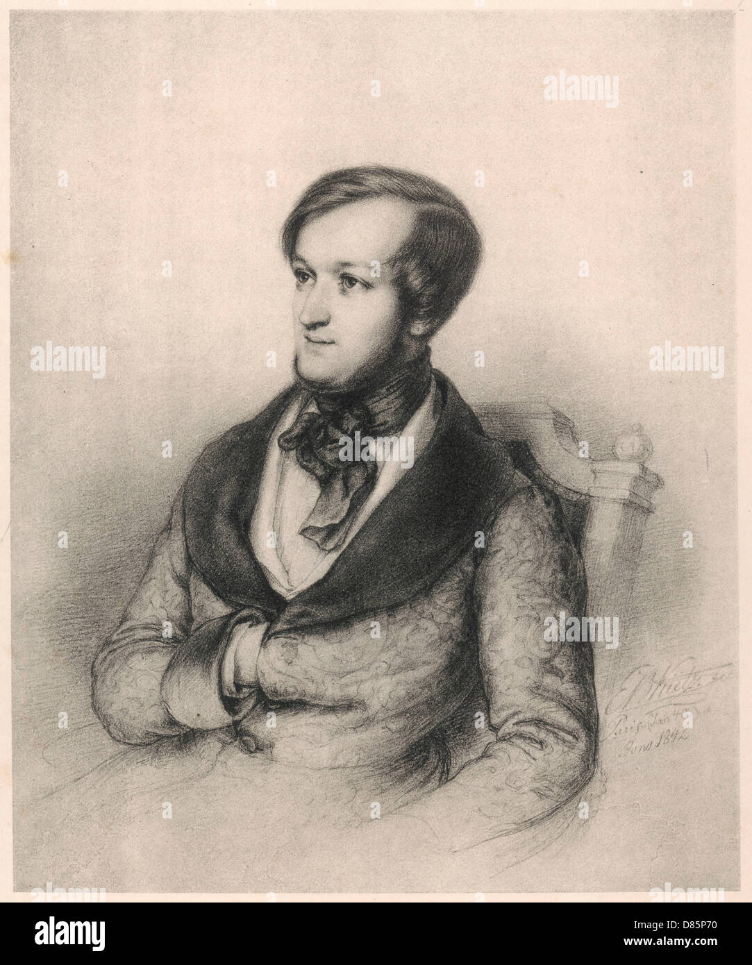Richard Wagner (1813-1883) Deutscher Musiker Stockfoto Richard Wagner (1813-1883) Deutscher Musiker Stockfoto