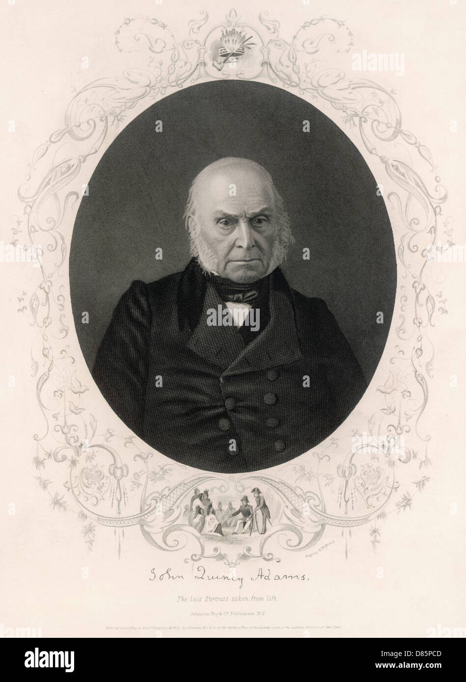 John Quincy Adams Stockfoto