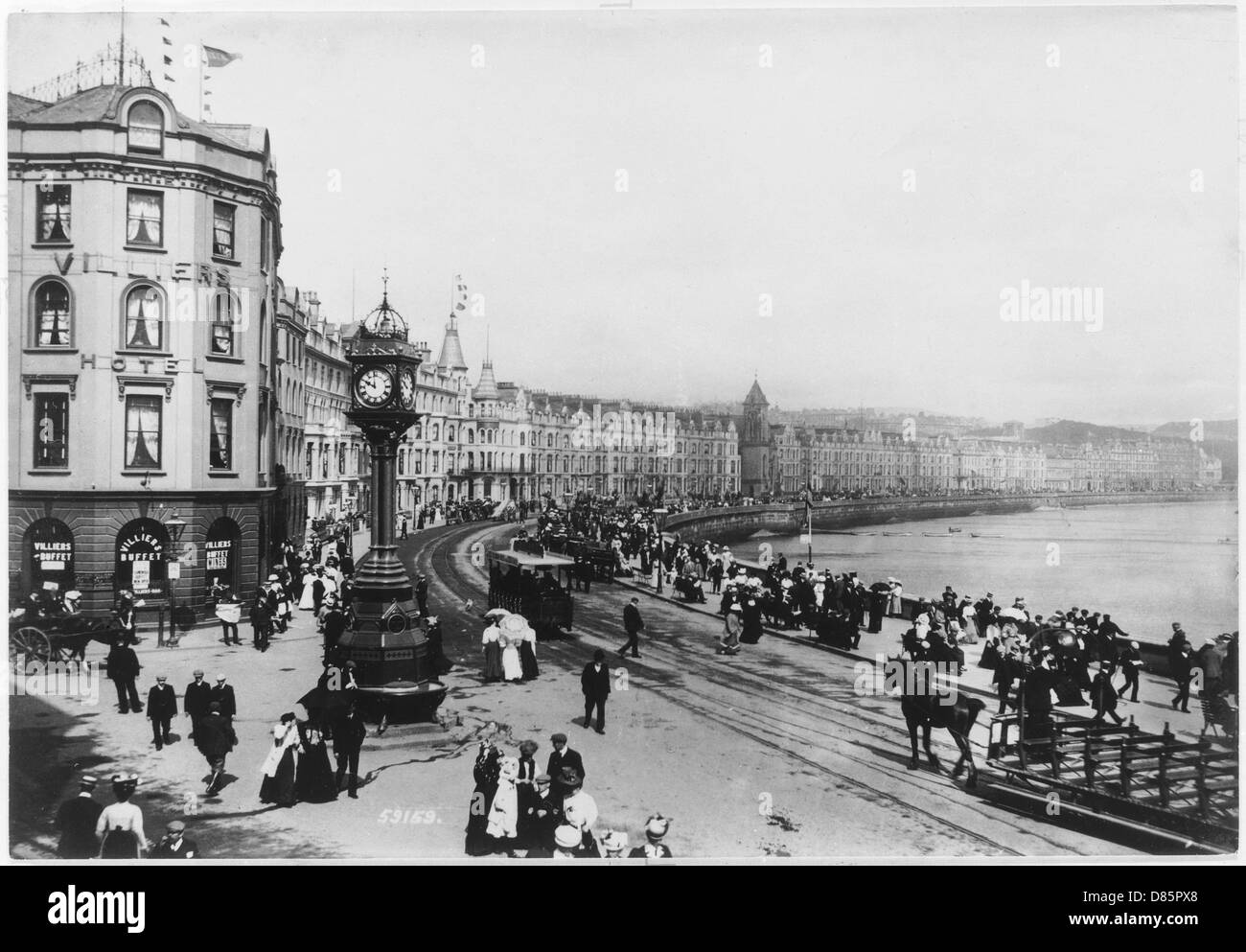 Die Promenade Douglas Isle Of Man Stockfoto