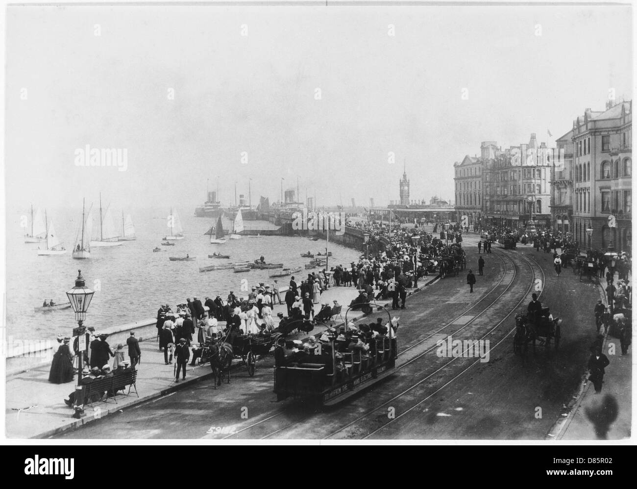 Die Promenade, Douglas, Isle Of Man Stockfoto