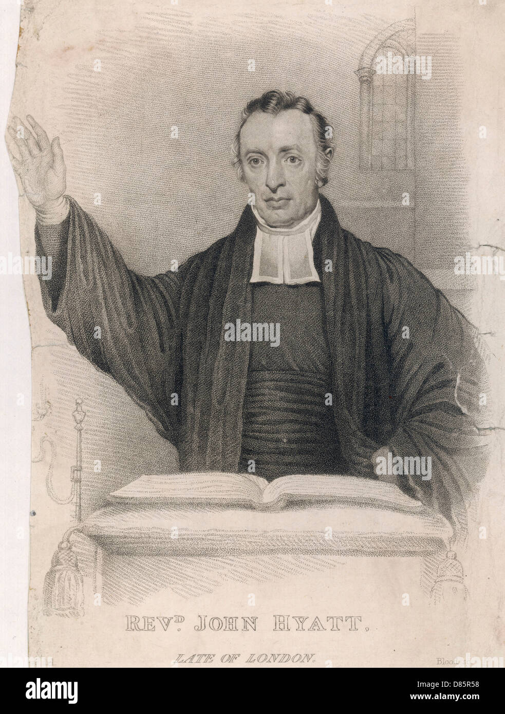 Reverend John Hyatt Stockfoto