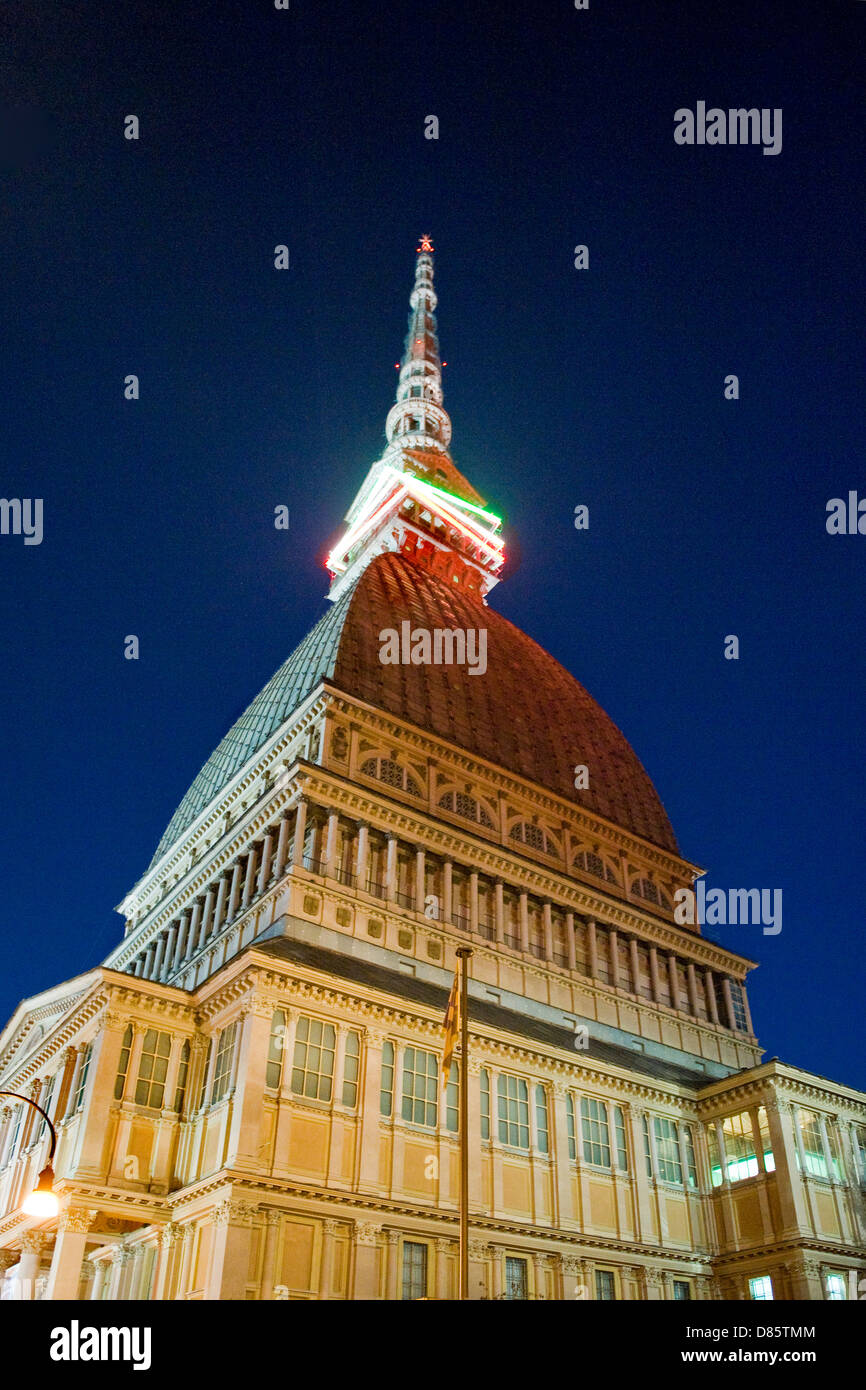 Italien Piemont Turin Mole Antonelliana Stockfoto