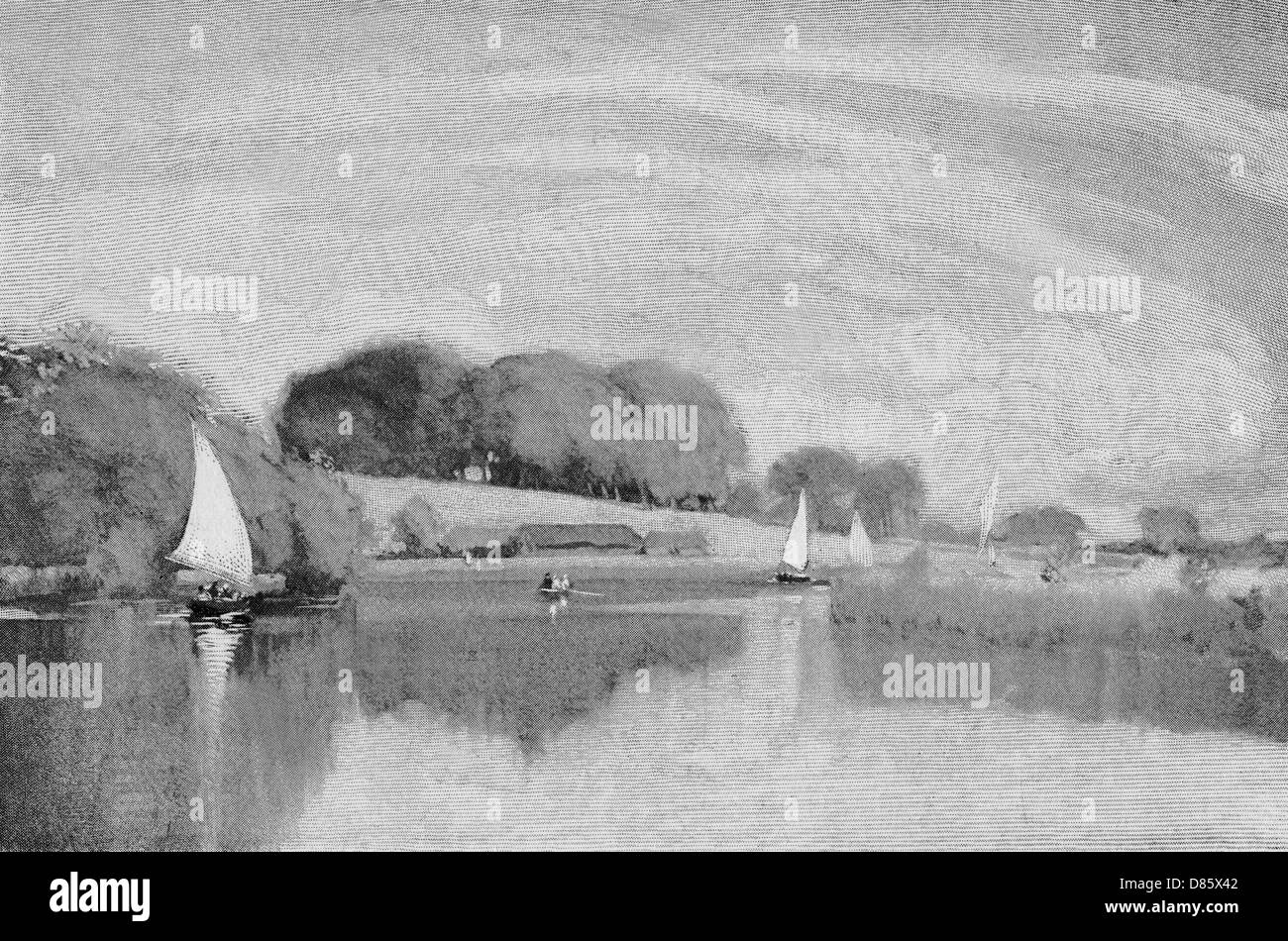 Norfolk Broads Stockfoto