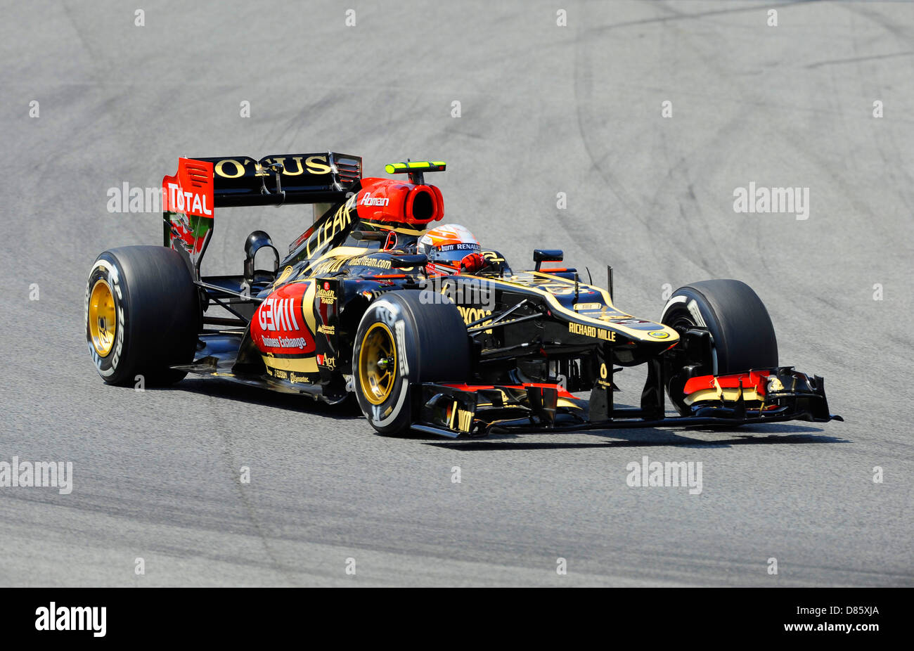 Romain Grosjean (FRA), Lotus E21 während der spanischen Formel 1 großer Preis von 2013 Stockfoto