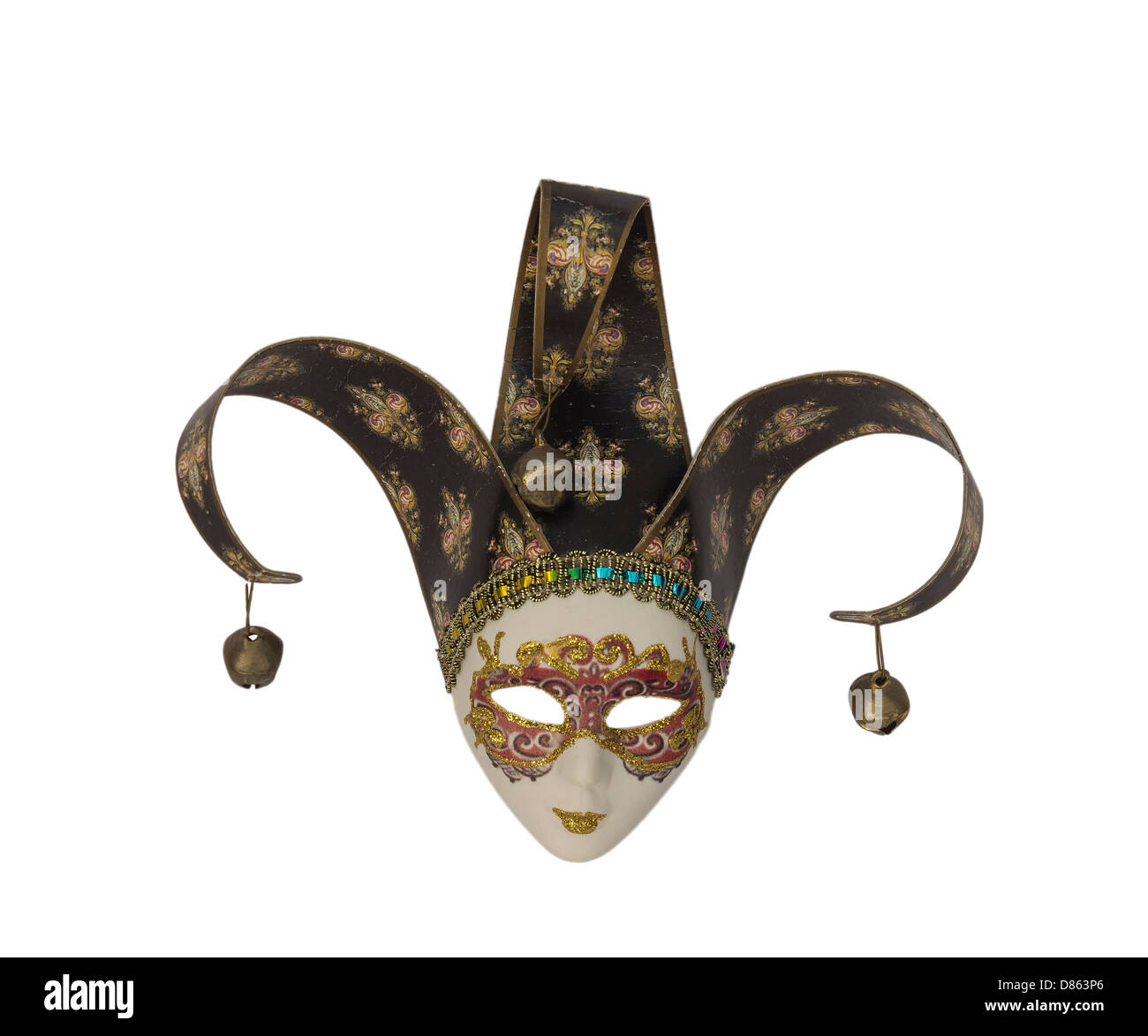 Karnevalsmaske, wunderschöne venezianische Masken Stockfoto