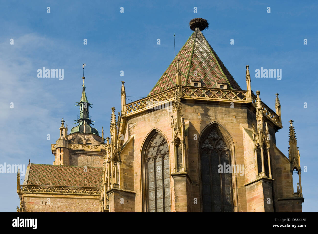 Frankreich-Elsass-Colmar-Saint-Martin-Kirche Stockfoto