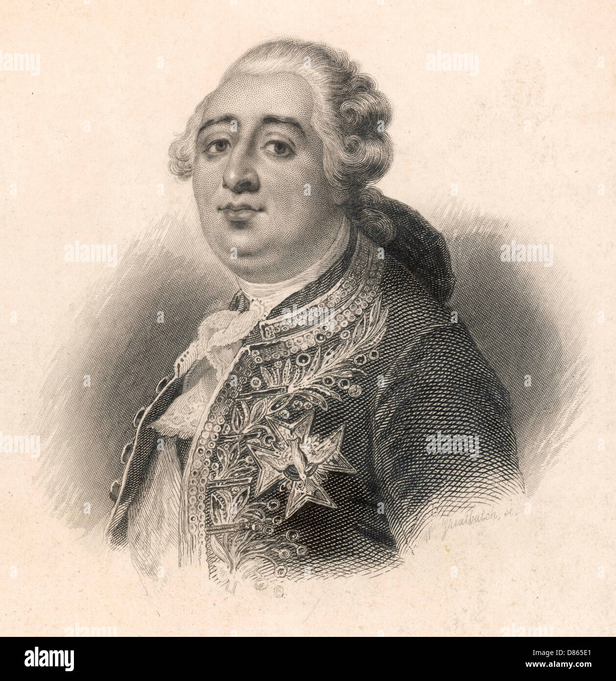 Ludwig XVI., König von Frankreich Stockfoto