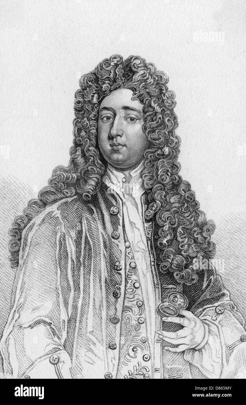 Herr Charles Mohun Politiker Duellant und Rake Stockfoto