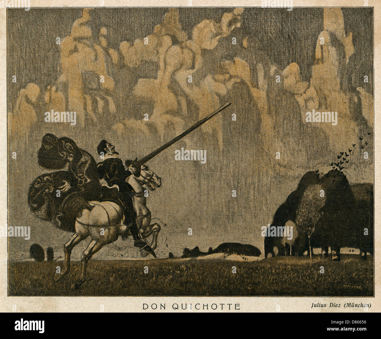 Don quijote auf pferd Fotos und Bildmaterial in hoher Auflösung Alamy