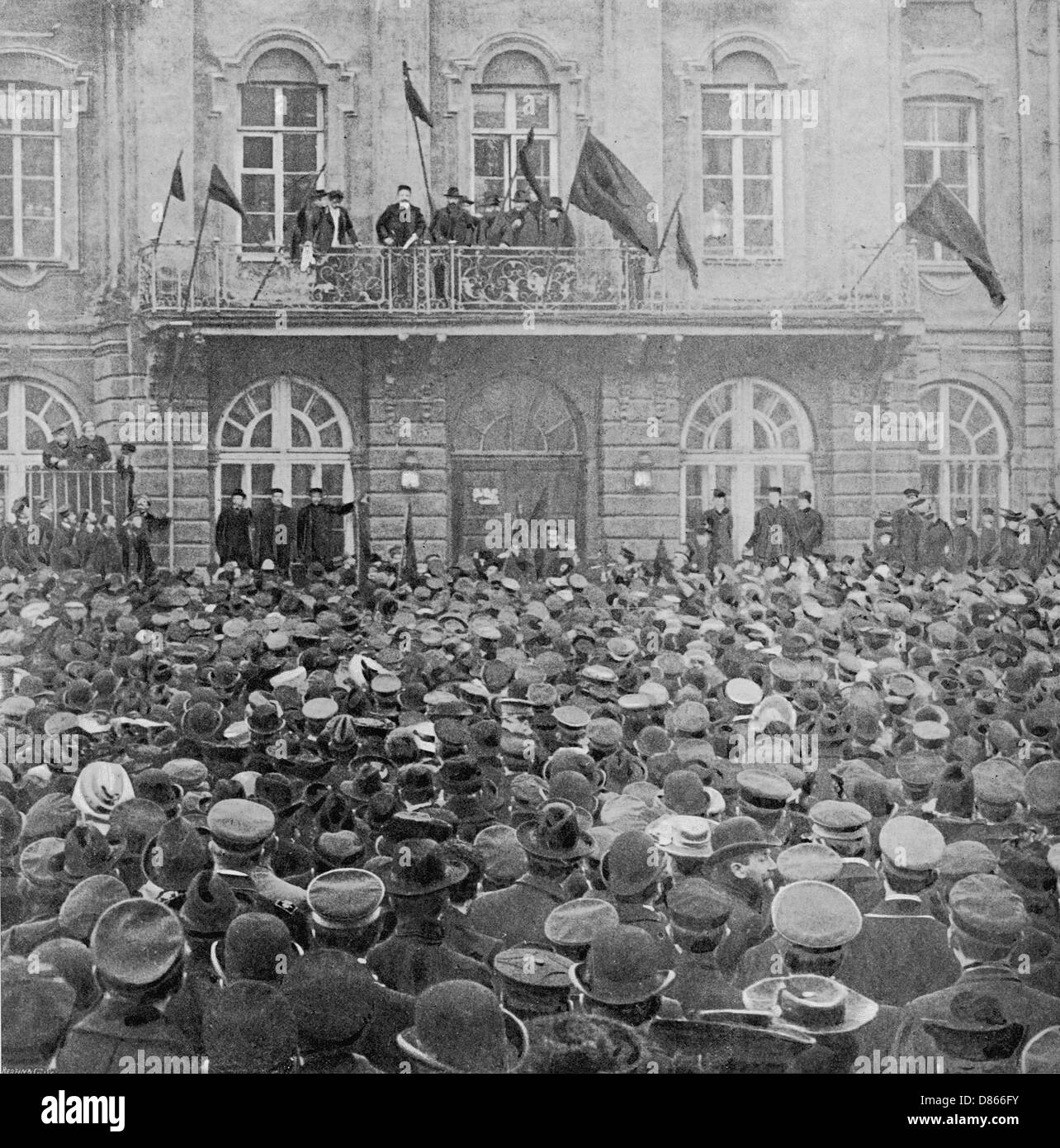 Demonstrationen In St. Petersburg Stockfoto