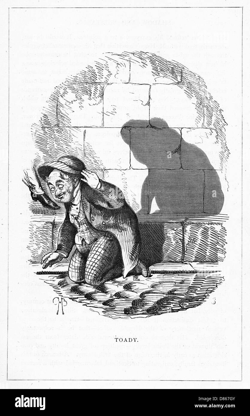 Schattenzeichnung. C.H. Bennett, Mein Schatz Stockfoto