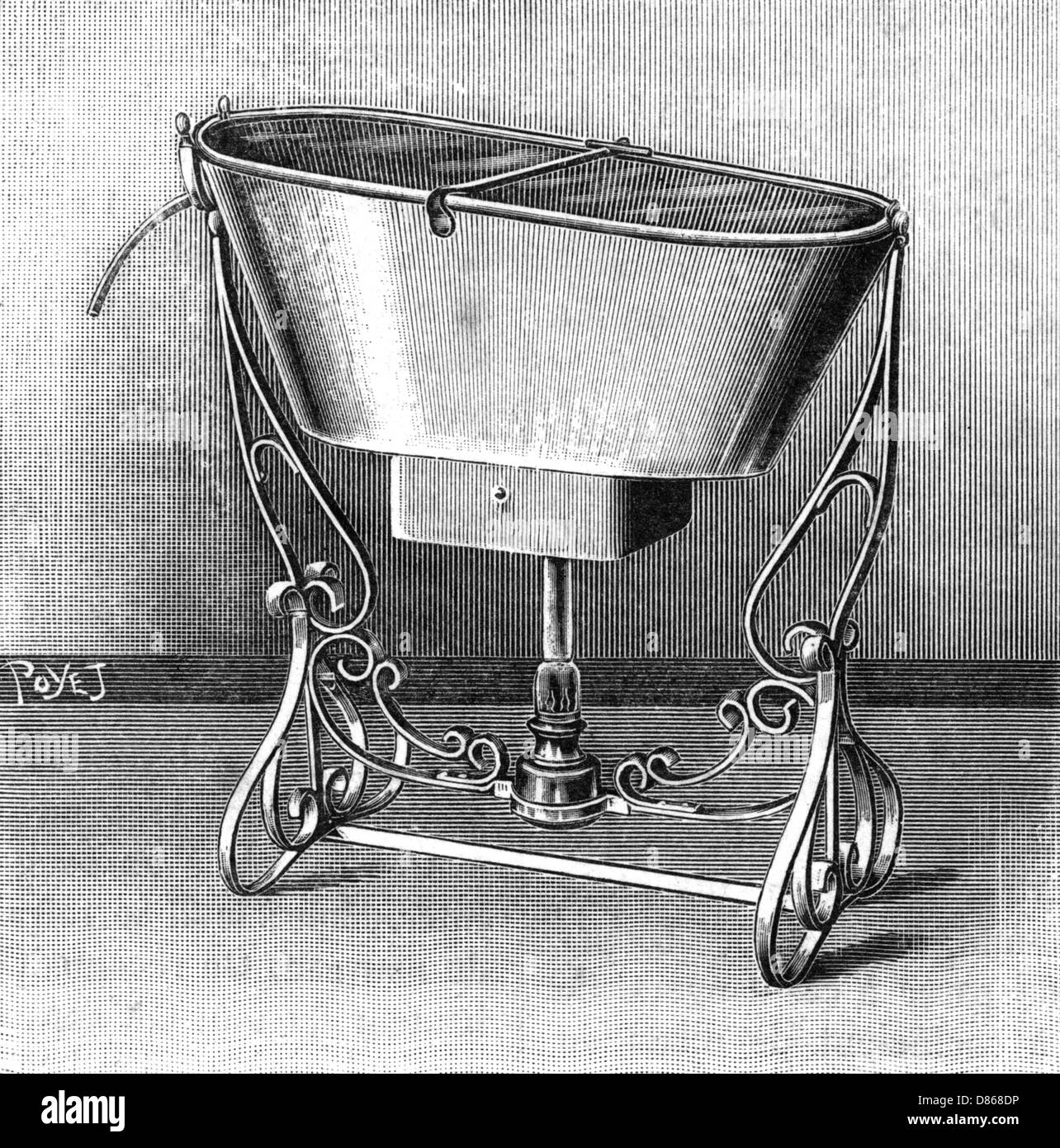 Inkubator, 1899 Stockfoto