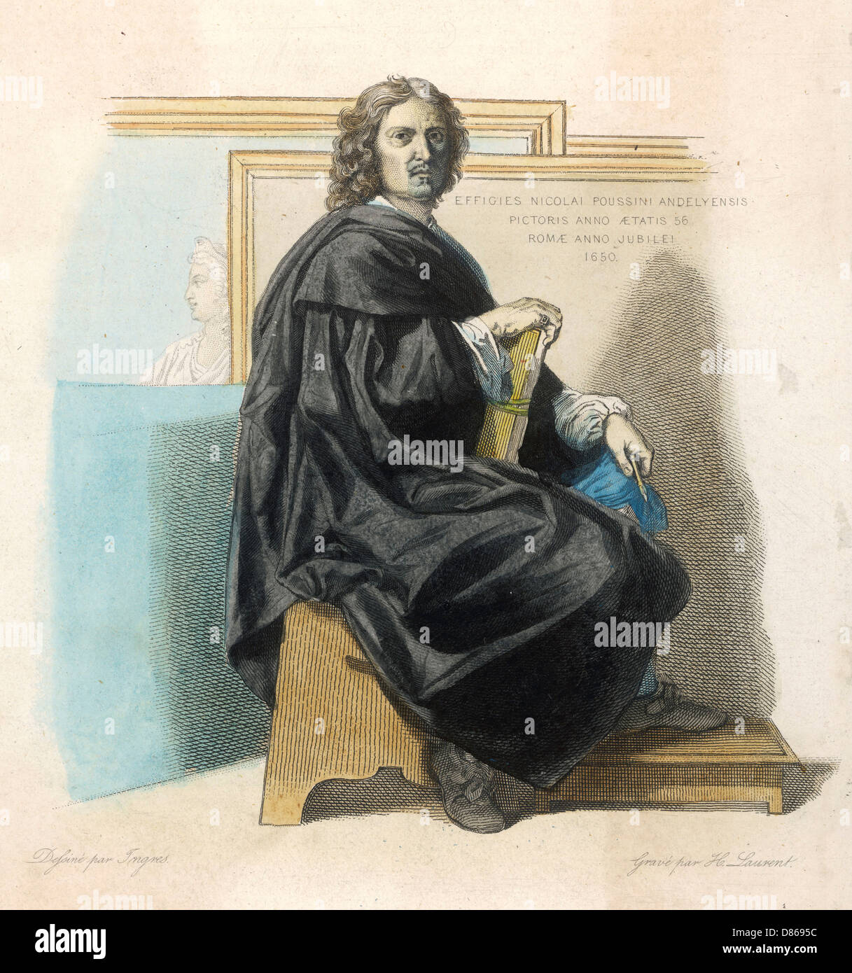NICOLAS POUSSIN Stockfoto