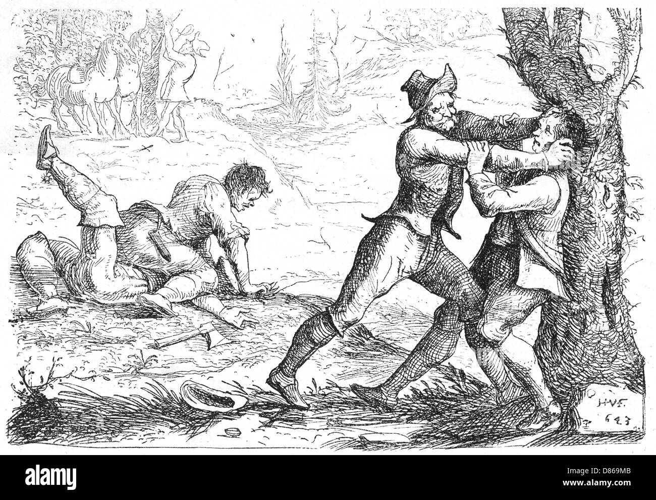 Banditen In Deutschland Stockfoto