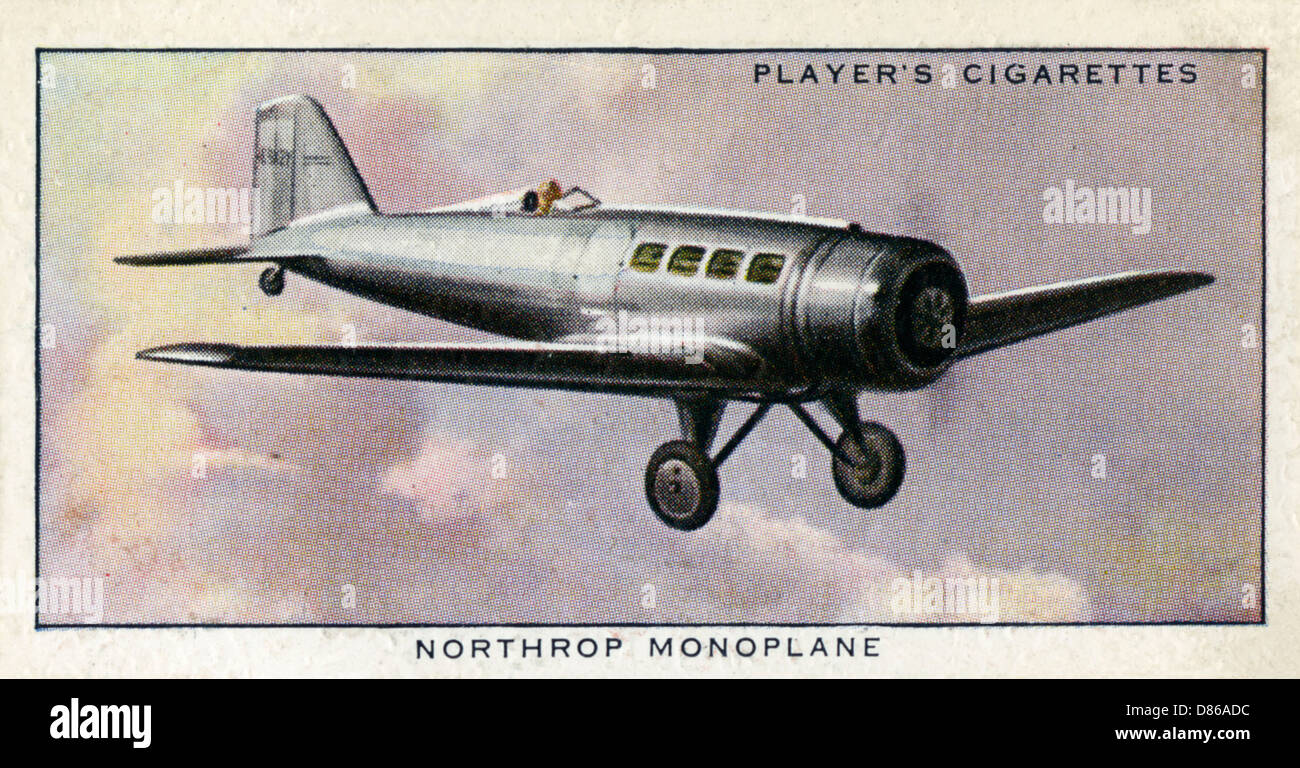 Northrop Alpha Eindecker Stockfoto