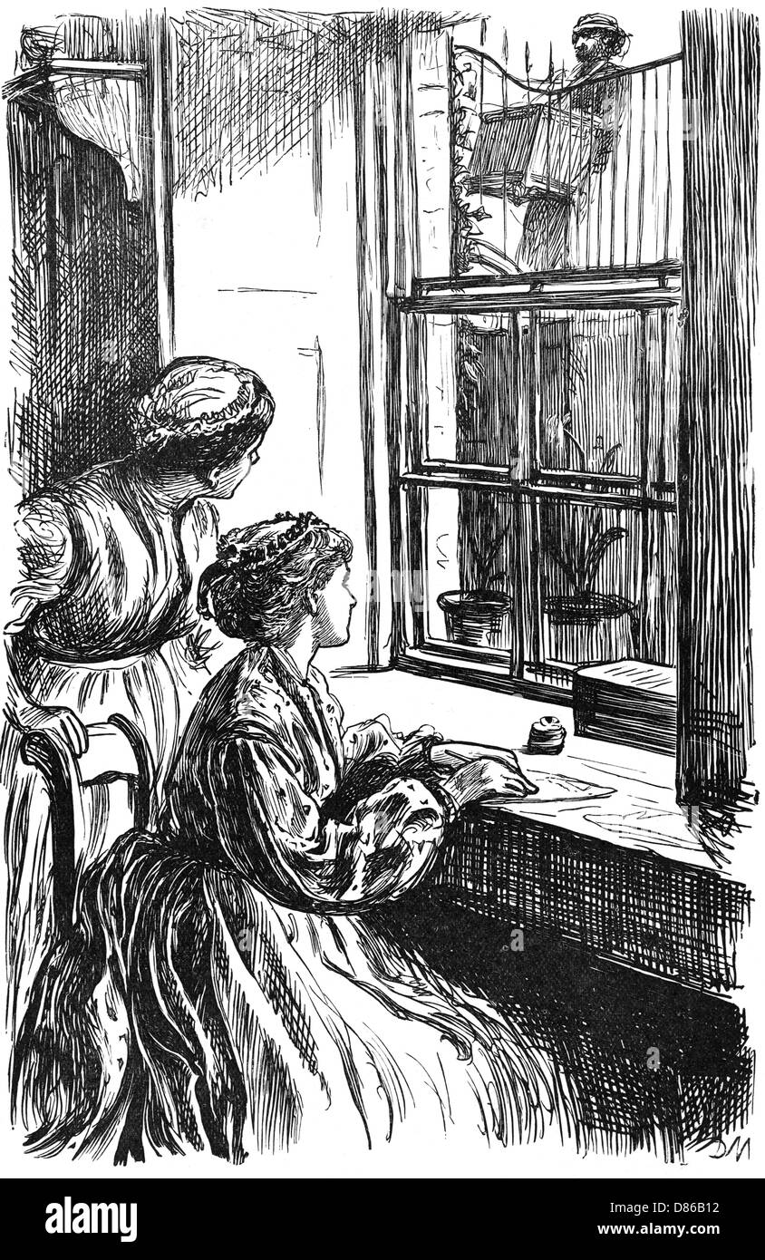 Cartoon, Straßenmusik, Talent geschätzt Stockfoto