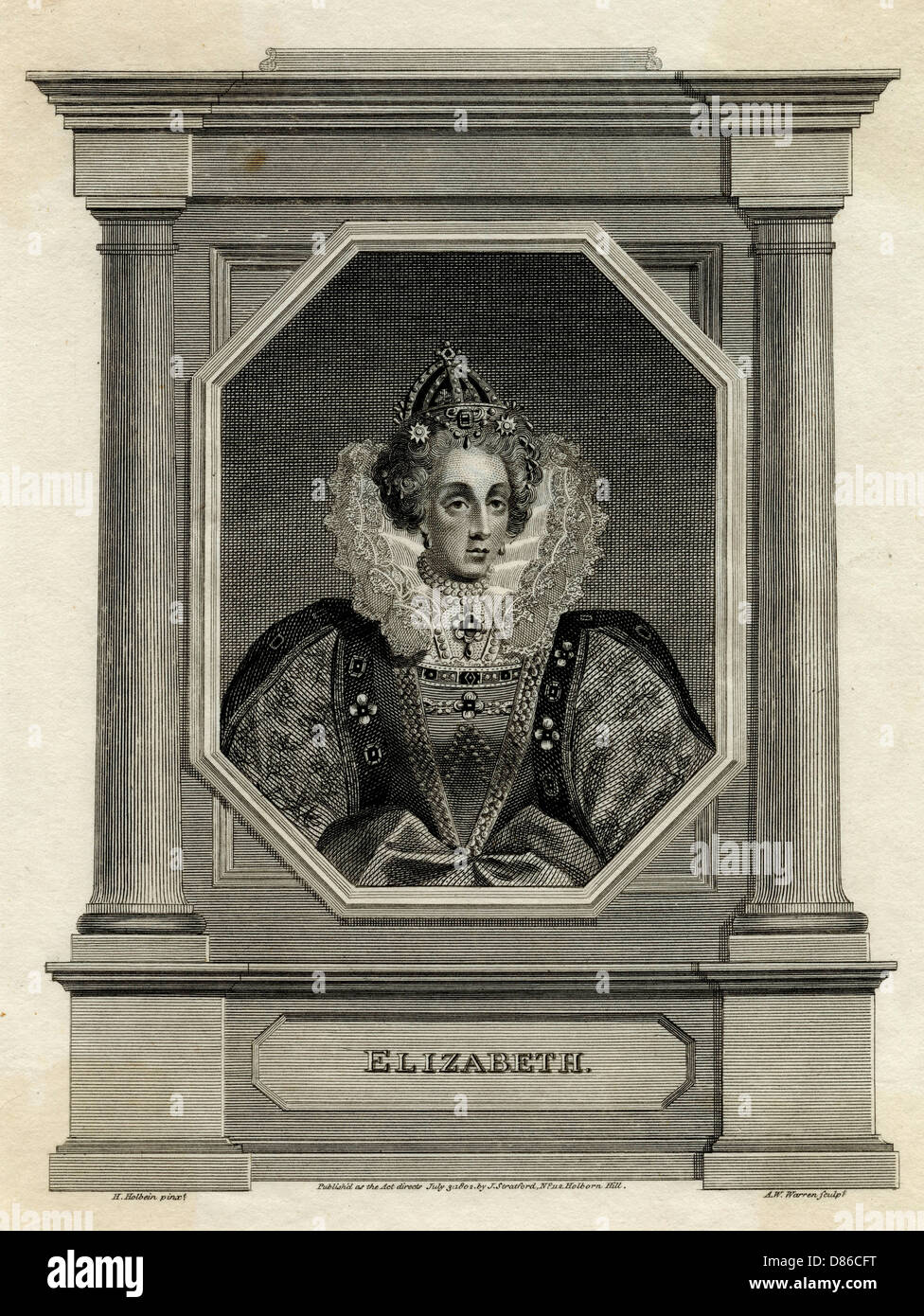 Königin Elisabeth i. von England Stockfoto