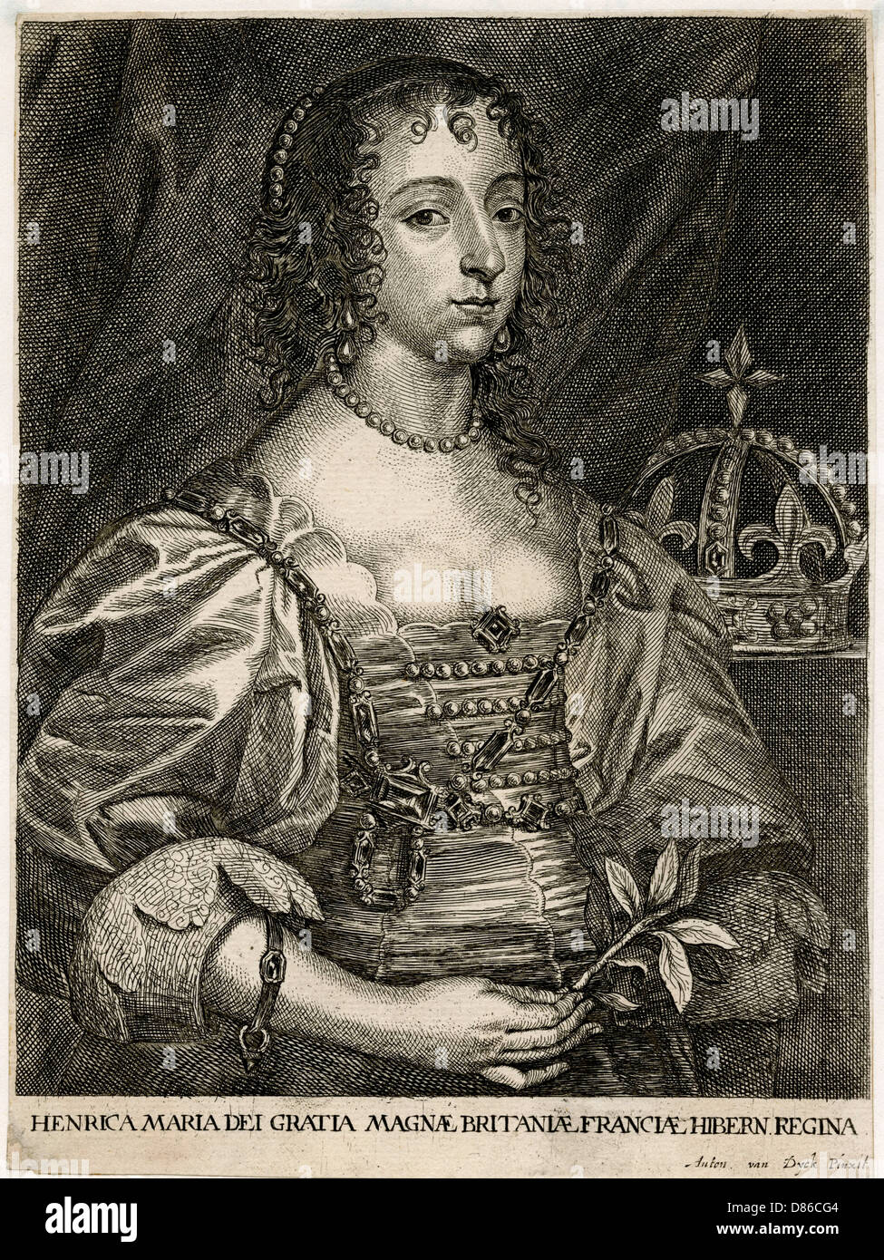 Königin Henrietta Maria Stockfoto