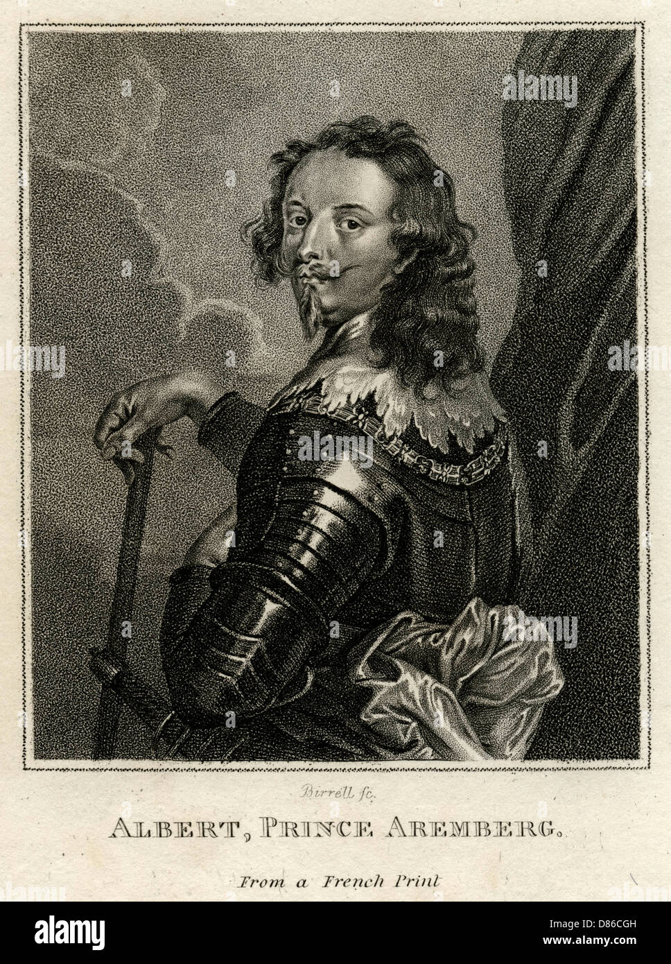 Albert de Ligne, Graf von Arenberg, Prinz von Brabancon Stockfoto