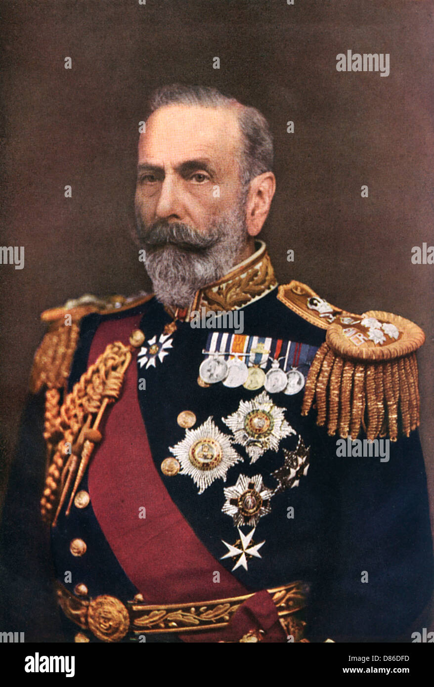 Porträt des Louis Alexander Mountbatten Stockfoto