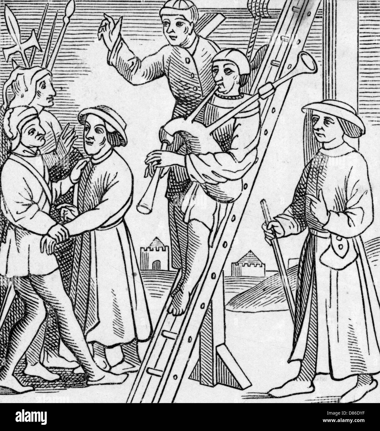 Musik im 15.. Jahrhundert Stockfoto