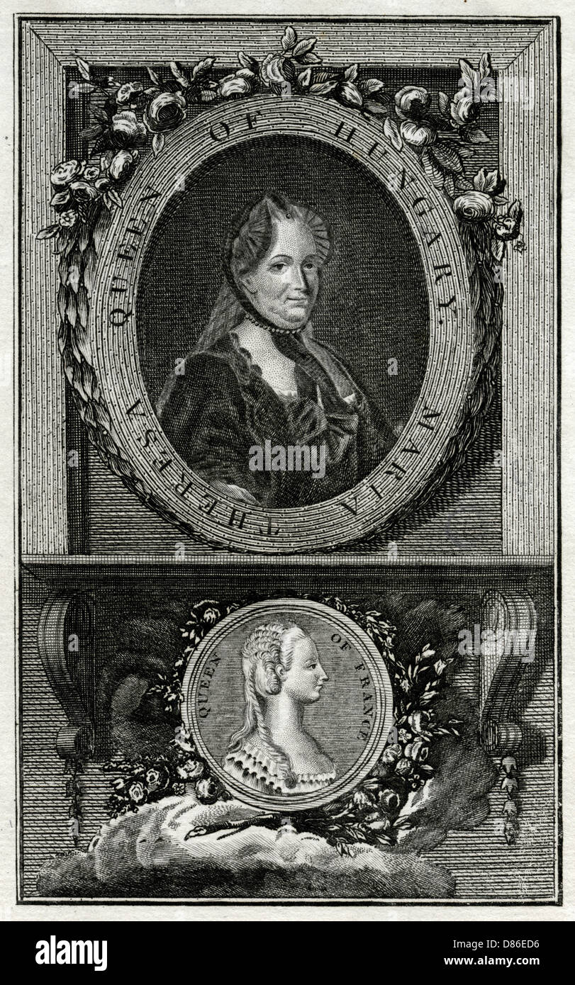 Maria Theresa - Erzherzogin von Österreich Stockfoto