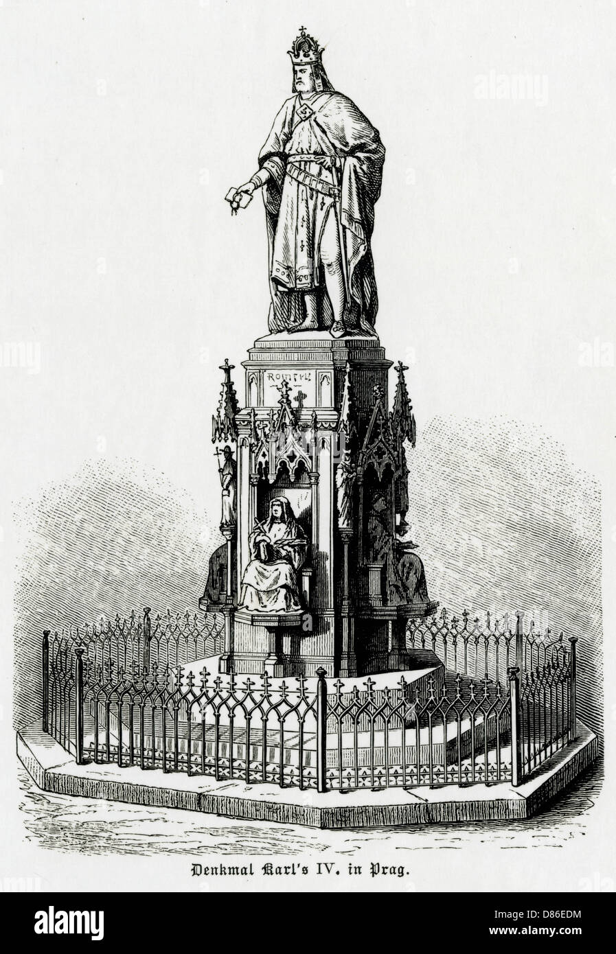 Karl IV. - Heiliger römischer Kaiser Stockfoto