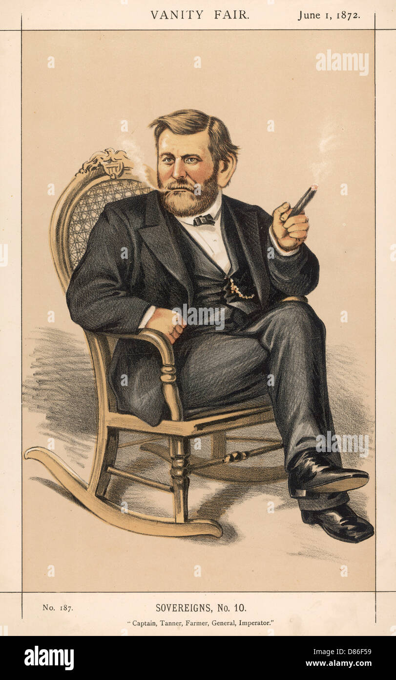 Amerikanischer Bürgerkrieg-General Ulysses Grant Stockfoto