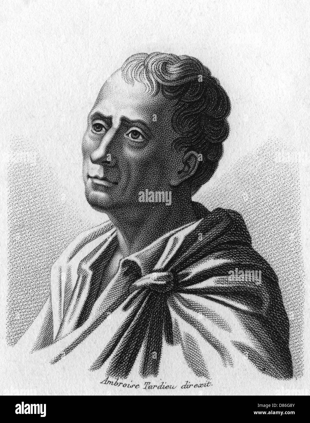 MONTESQUIEU (1689-1755) Stockfoto